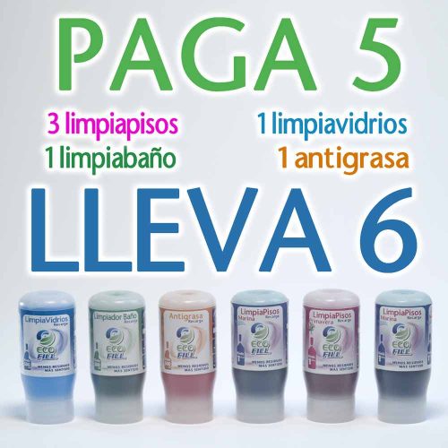 Promoción lleva 6, paga 5
